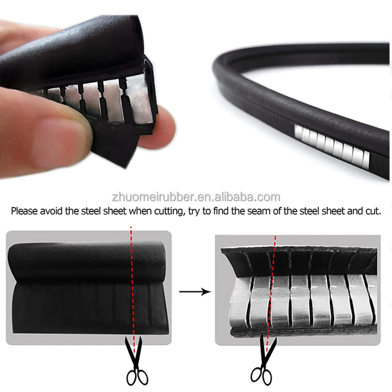 Automotive/truck door window weatherstrip flap  trim seal