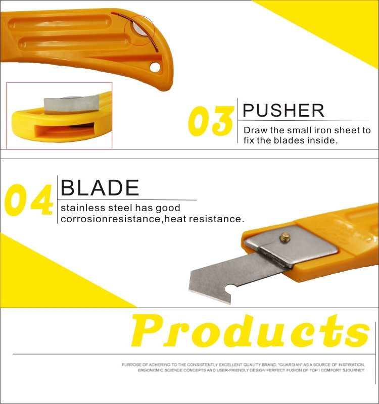 High Quality Hook Blade Utility Knife For Cutting Acrylic