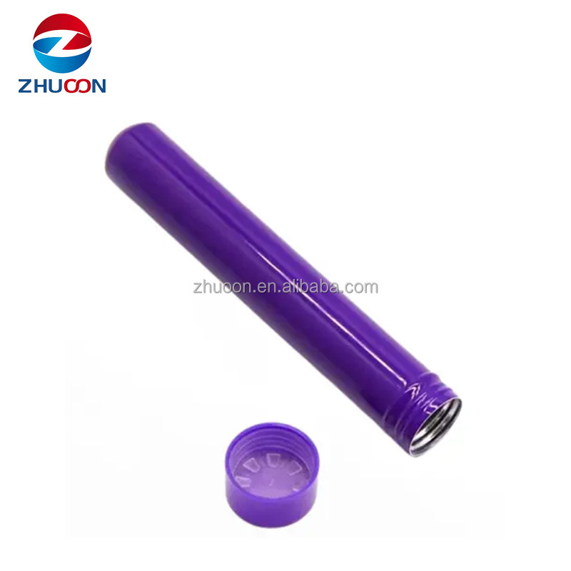 Wholesale Custom Logo aluminum cigar tube Colorful Metal Aluminum Smoking Accessories plastic tube