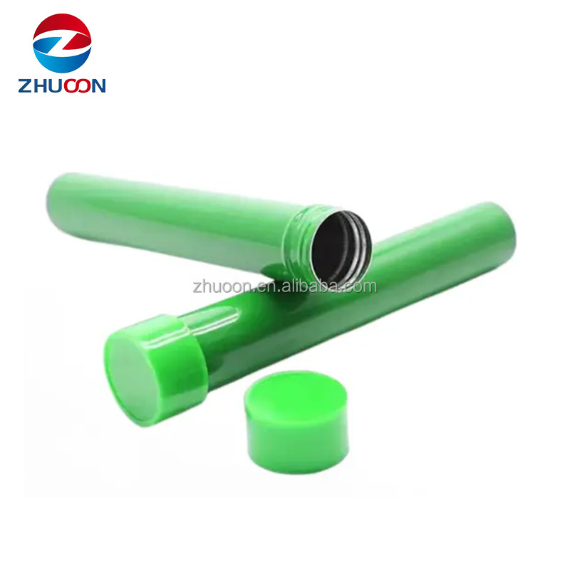 Wholesale Custom Logo aluminum cigar tube Colorful Metal Aluminum Smoking Accessories plastic tube