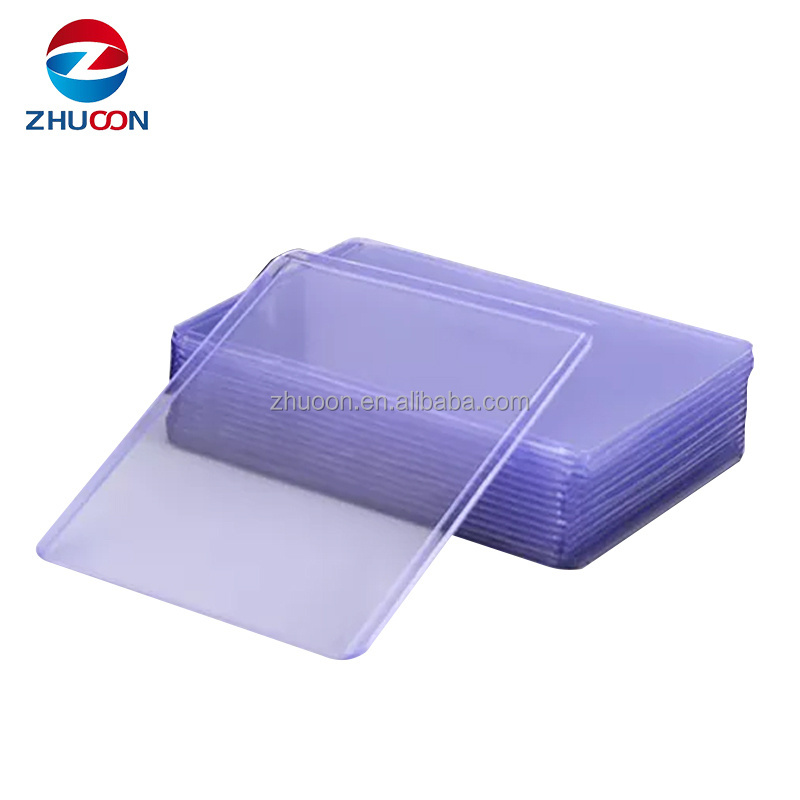 35pt Ultra Pro Transparent Penny Sleeves Durable Plastic PVC Top Loader Case Protective Sleeves Holder for Credit Card