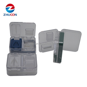 Food Grade Plastic Material Multifunction Pill Box Splitter Tablet Cutter Medical Pill Cutter.