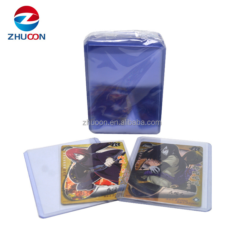 35pt Ultra Pro Transparent Penny Sleeves Durable Plastic PVC Top Loader Case Protective Sleeves Holder for Credit Card