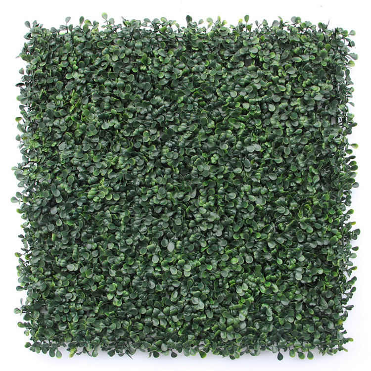 ZERO Anti-UV  Artificial Grass Wall Hedge Garden Fence Vertical Green Wall Fence For Indoor Outdoor Wall Decor