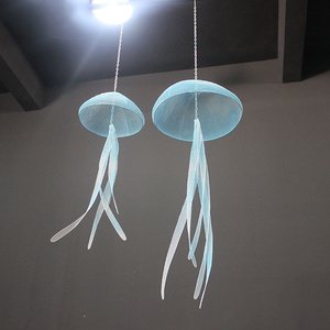 ZHUOOU Iron Jellyfish Decoration Wedding Ceiling Decoration Hanging Jellyfish Decoration for Wedding Stage