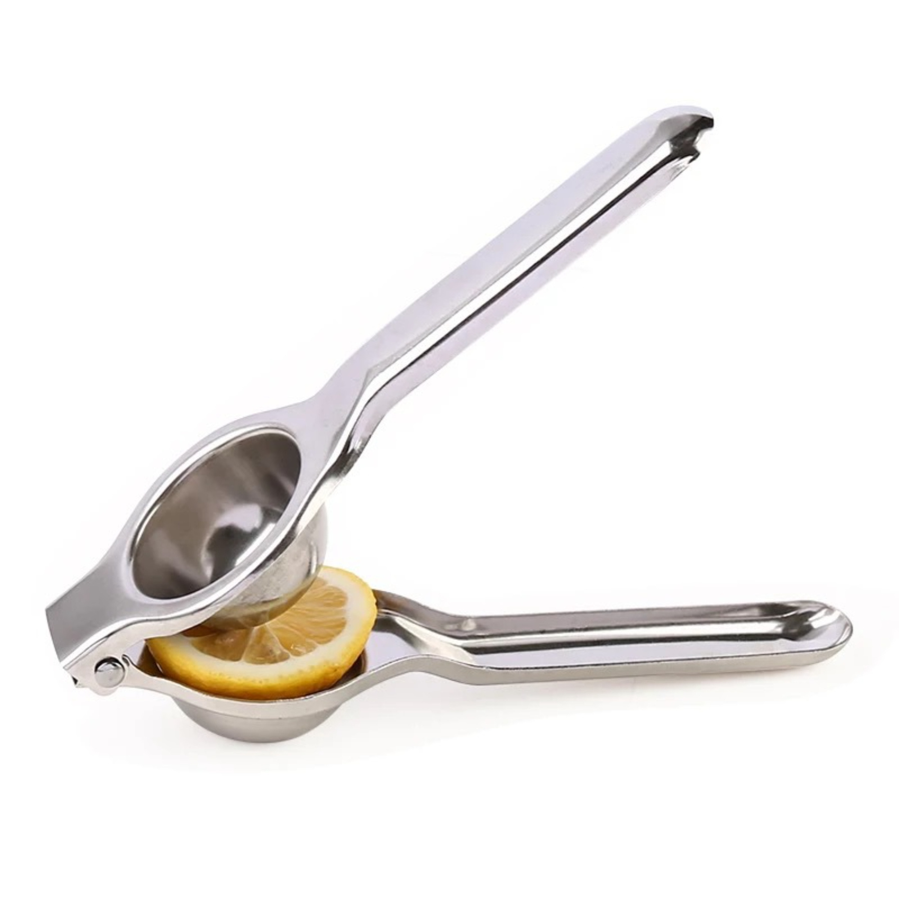 Portable Transparent Manual Fruit Lemon Juicer Hand Lemon Squeezer Stainless Steel Potato Presser Masher Ricer Manual