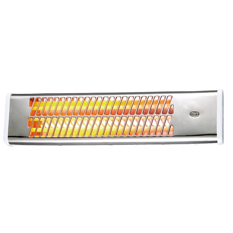 bathroom 2 tubes wall mounted quartz tube infrared electric heater