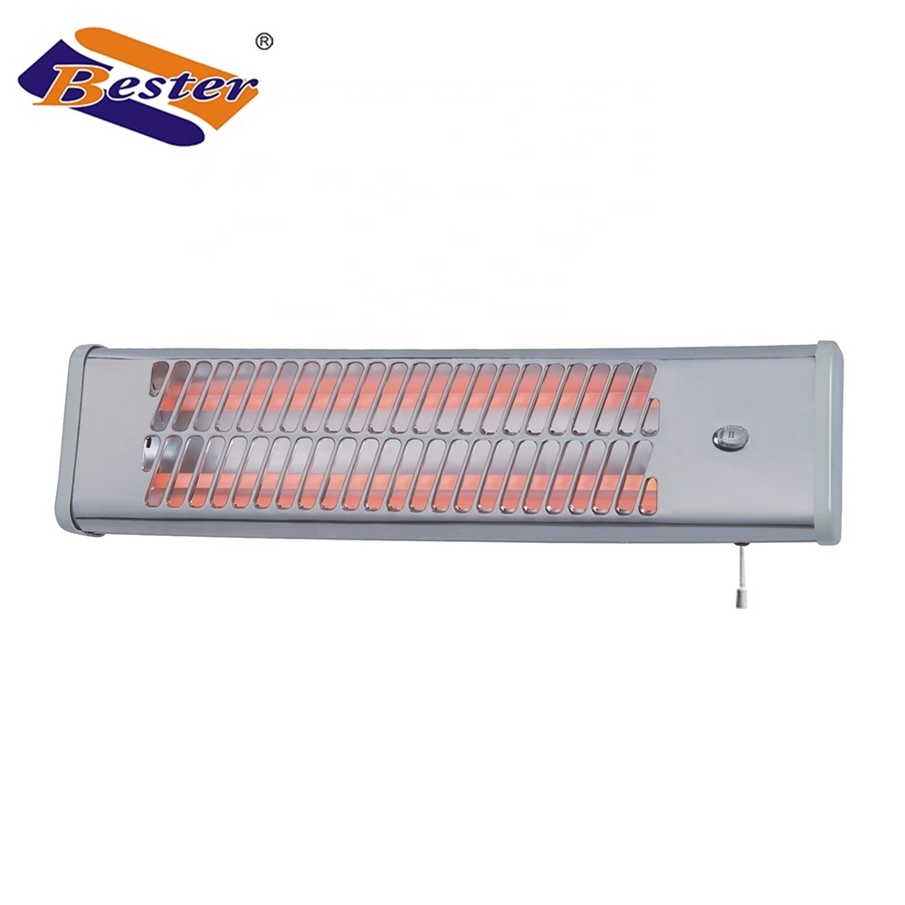 bathroom 2 tubes wall mounted quartz tube infrared electric heater