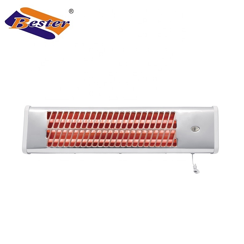 bathroom 2 tubes wall mounted quartz tube infrared electric heater