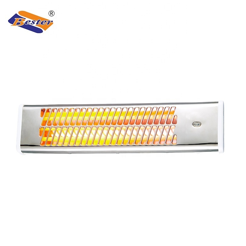 bathroom 2 tubes wall mounted quartz tube infrared electric heater