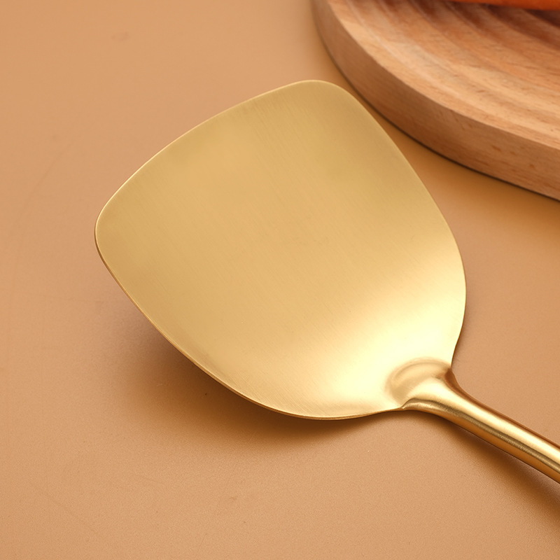 Gold Stainless Steel Kitchen Utensil for cooking Kitchenware Tools Home Restaurant Hotel