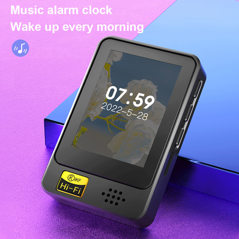 Bluetooth MP3 Music Player Touch Screen Walkman Portable Sport Video Playback Built in Speaker for Ebook FM Radio Recording