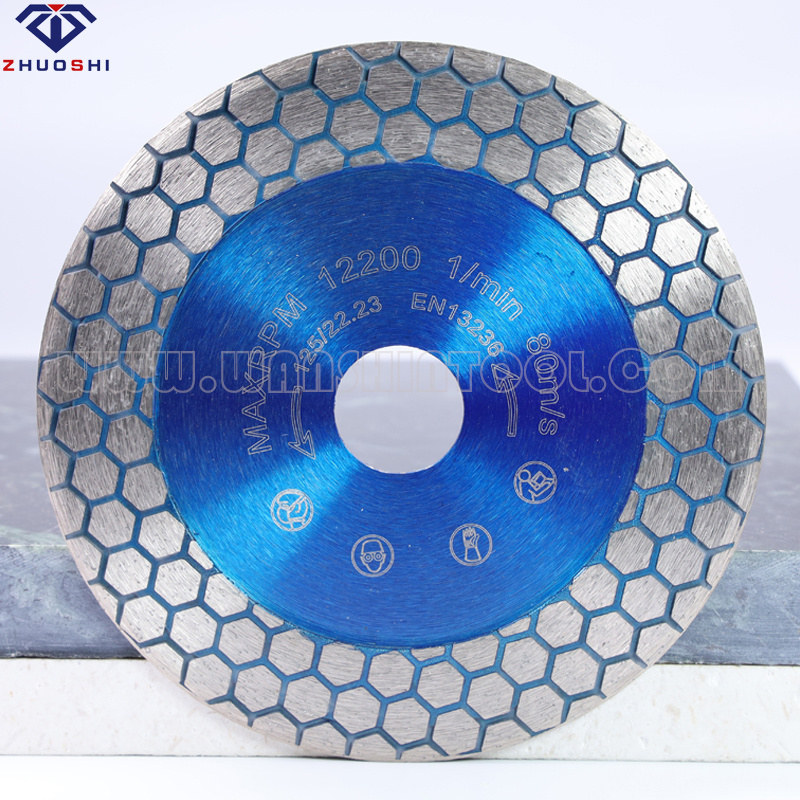 High quality 45 degree edge cut diamond saw blade Honeycomb shape Miter Saw Blade