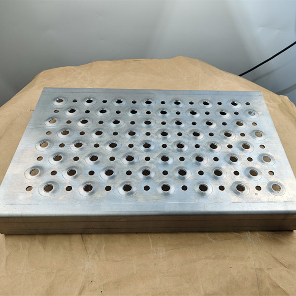 Traction tread plank grating Dimple Perforated metal with Round Hole Anti Skid Plate for Flooring Walkway