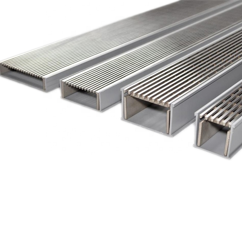 SS316 Stainless Steel Grating Drainage Cover Compact liner heelguard Stainless Steel Floor drain