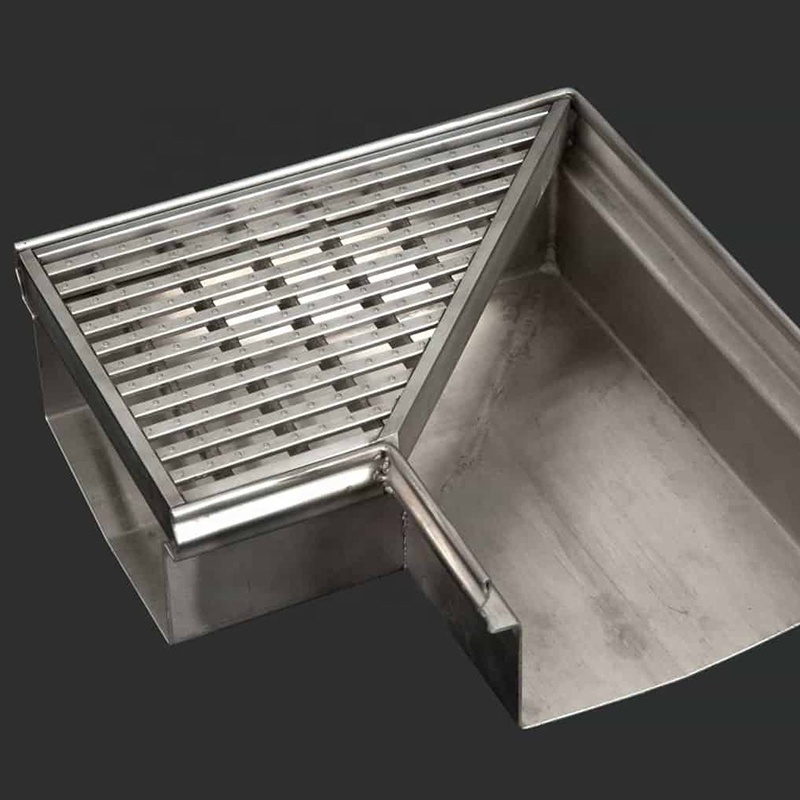 Hot Selling heelguard Channel Drain Stainless Steel Grating Bathroom Flooring External Drainage Grates