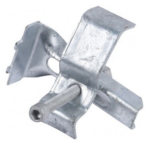 buckle fastened stainless steel grating fixing clips M style saddle fastener galvanized steel grating clamps