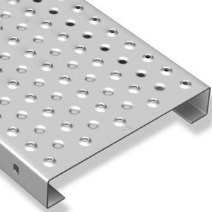 Traction tread plank grating Dimple Perforated metal with Round Hole Anti Skid Plate for Flooring Walkway