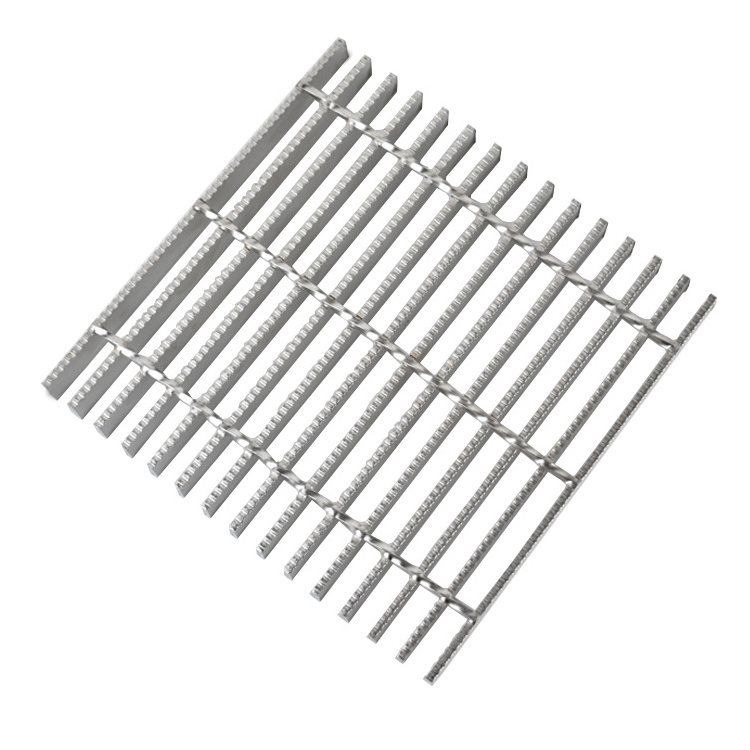 Professional Platform Galvanized Serrated Steel Gratings for structure flooring walkway