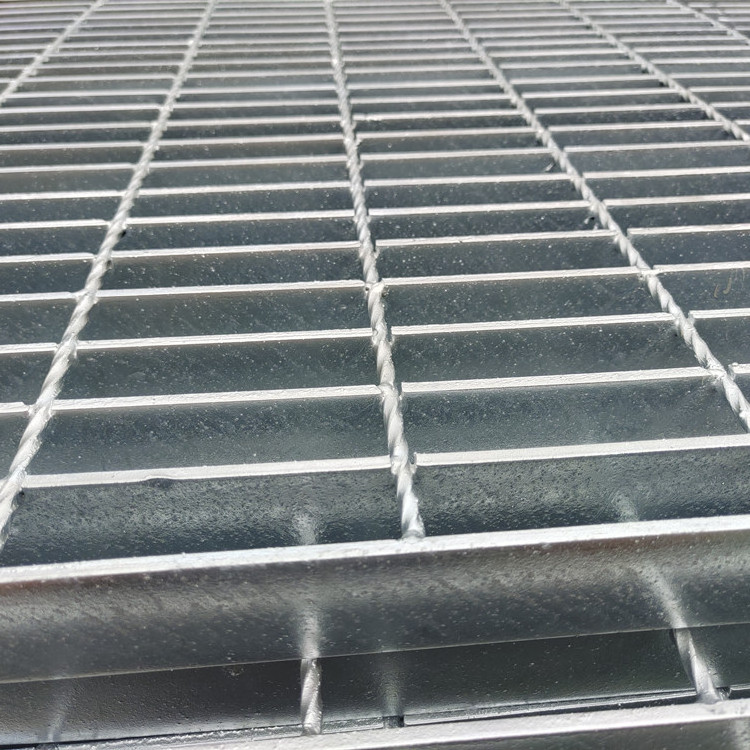 Supply hot-dip galvanized platform steel grating walkway Flat steel height 50 mm steel grating pedals