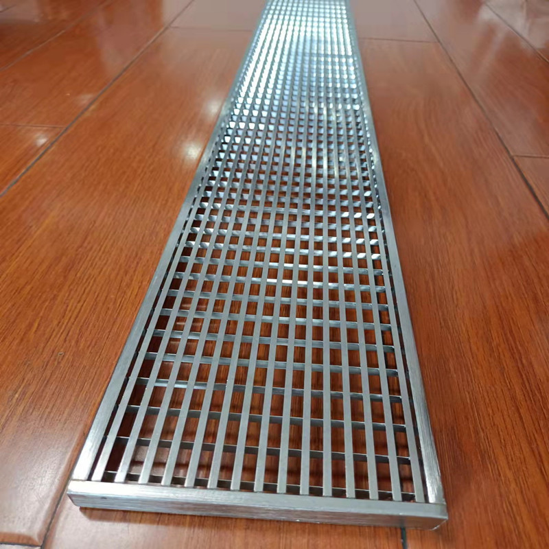 304 316 Customized Linear Compact Stainless Steel Grating for bathroom kitchen drainage