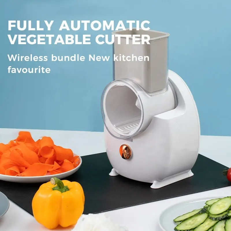 USB Rechargeable Professional Electric Cheese Grater Electric Slicer Shredder Chopper Shooter For Fruits Vegetables