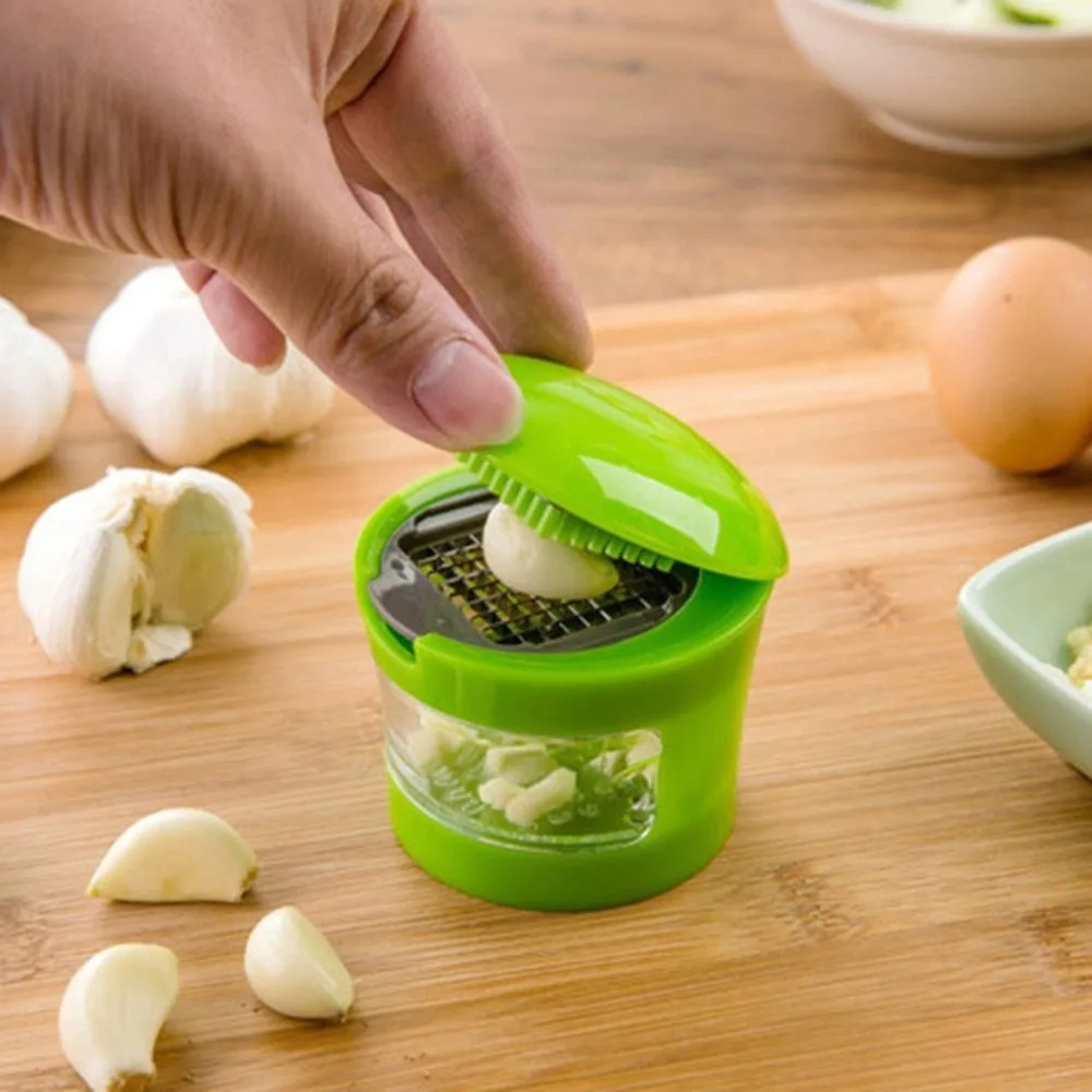 Smart Kitchen gadgets Tool Chopper Garlic Crusher Slicer Cube Garlic Press Ginger Chopper Garlic Press