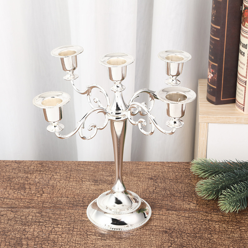 gold candle holders/candelabras gold table centerpieces Latest 5 Arms Crystal Tall Candelabra gold candelabra for x-mas decor