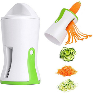 fashion Vegetable Grater Stainless Steel Carrot Cucumber Slicer Chopper Vegetable Spiral Blade Cutter