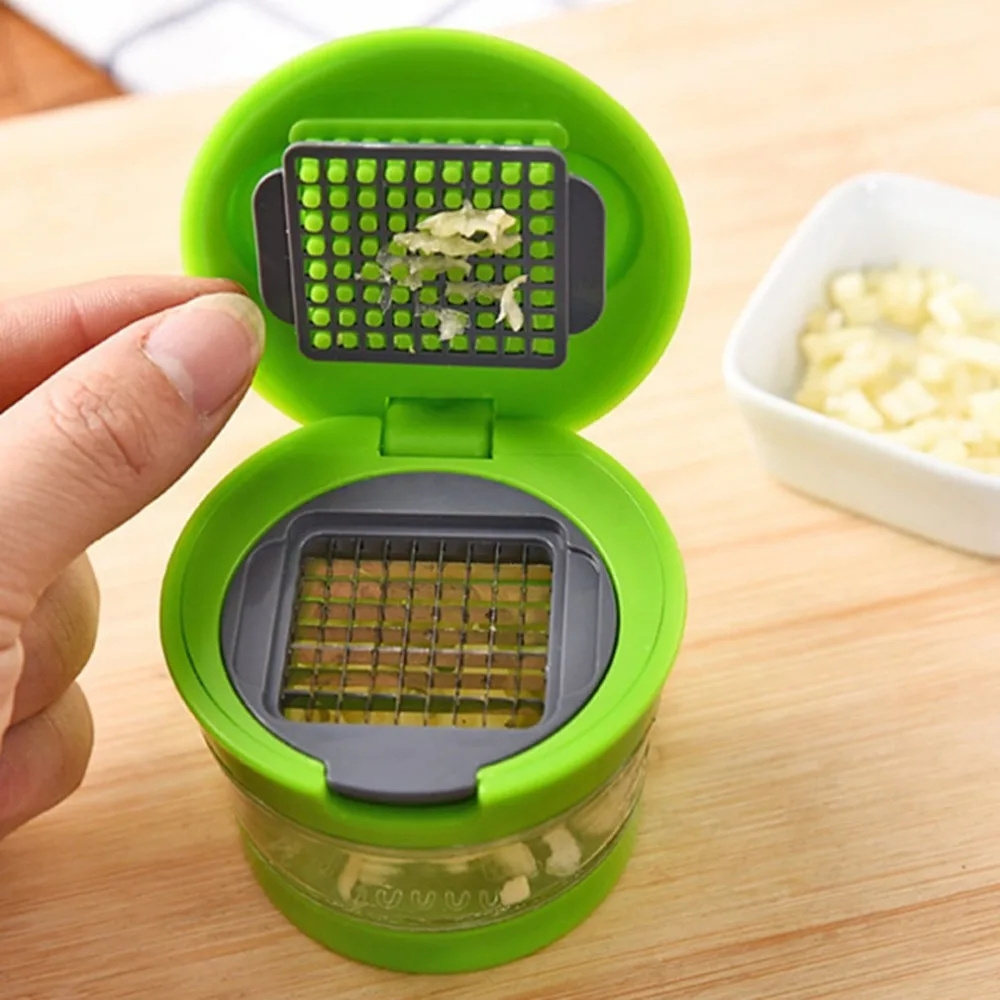 Smart Kitchen gadgets Tool Chopper Garlic Crusher Slicer Cube Garlic Press Ginger Chopper Garlic Press