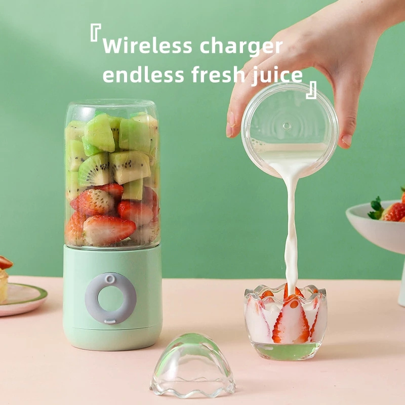 Portable Handheld Blender 500mL Juicer Mixer Electric Kitchen Mini Food Processor Quick Juicing Fruit Cup USB Chargeable