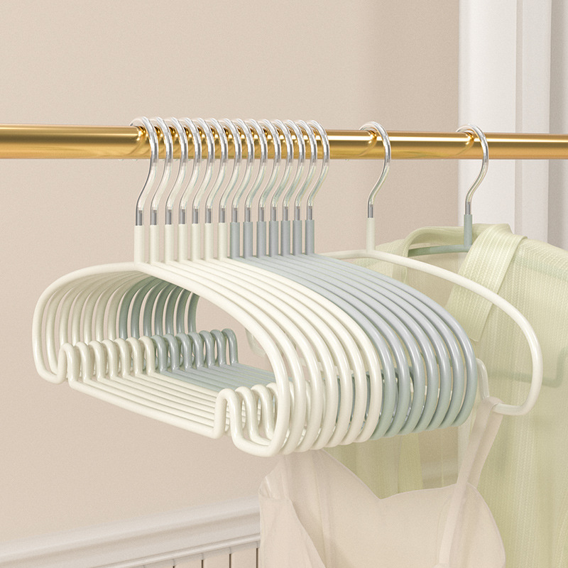 Dip Plastic Clothe Hanger Non Slip Dormitory Household Clothe Hanging To Prevent Clothes Deformation Clothes Storage Coat hanger