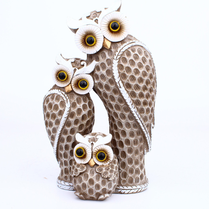 Nordic Owl resin handicraft ornaments living room home decoration gift giving creative Owl decoration resin sculptures