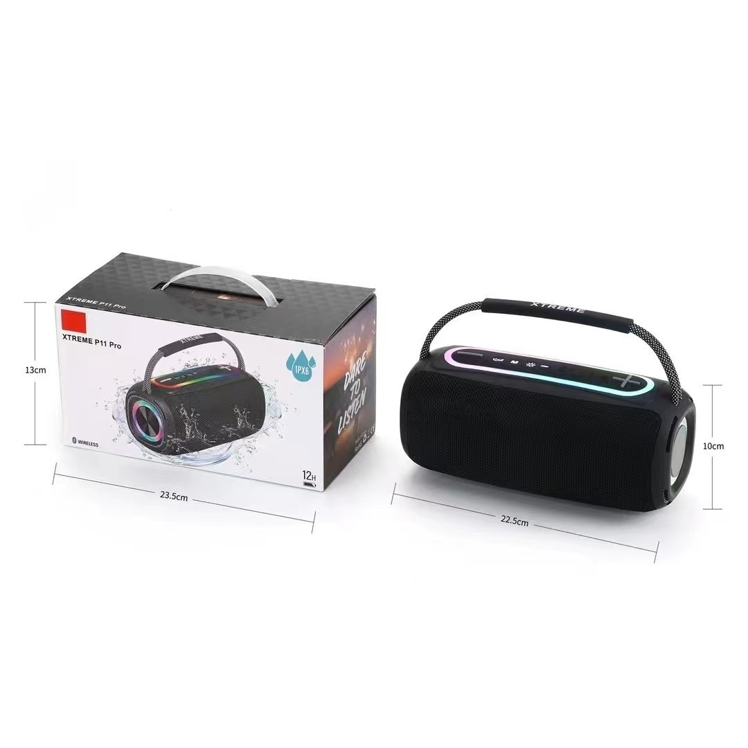 Bluetoothes Speaker Dual Speaker Stereo Outdoor Tfusb Playback Fm Voice Broadcasting Portable Subwoofer 50 Wireless Speaker