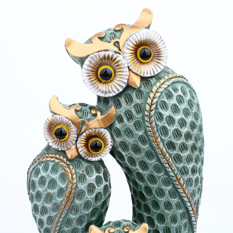 Nordic Owl resin handicraft ornaments living room home decoration gift giving creative Owl decoration resin sculptures