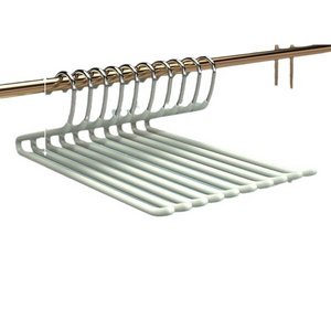 Goose Type Dip Plastic Pants Rack Wardrobe Dormitory Telescopic Z Type Clothes Rack Save Space Storage Pants Rack