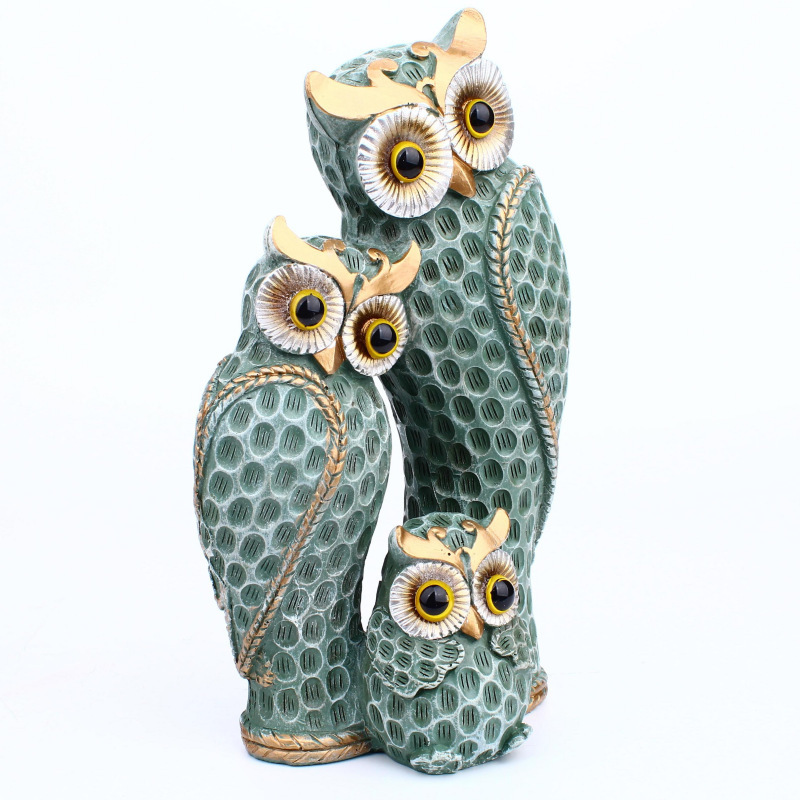 Nordic Owl resin handicraft ornaments living room home decoration gift giving creative Owl decoration resin sculptures