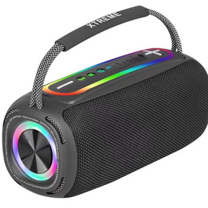 Bluetoothes Speaker Dual Speaker Stereo Outdoor Tfusb Playback Fm Voice Broadcasting Portable Subwoofer 50 Wireless Speaker