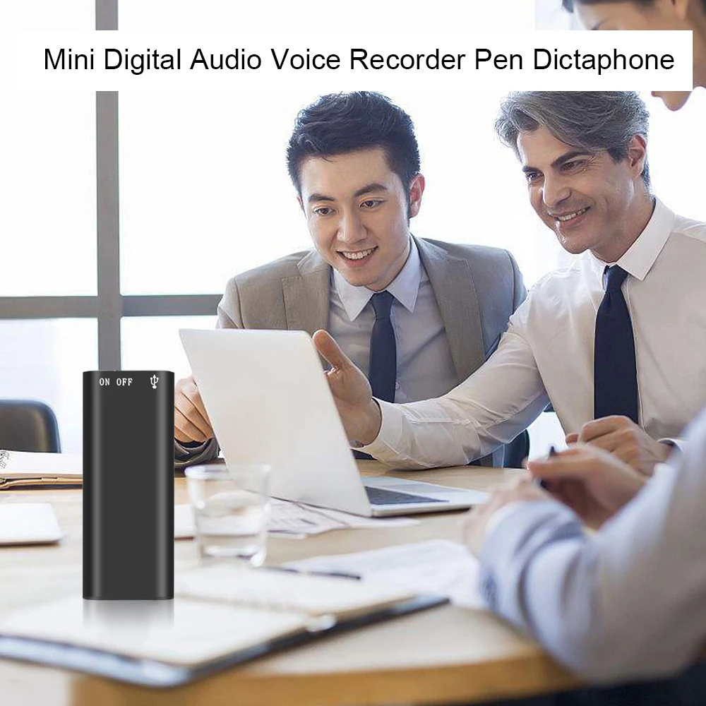 X2 Classic Rechargeable Audio Recording Pen Device MP3 192Kbps Mini USB Voice Activated 8GB Digital Audio Voice Recorder Player