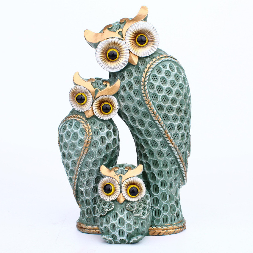 Nordic Owl resin handicraft ornaments living room home decoration gift giving creative Owl decoration resin sculptures