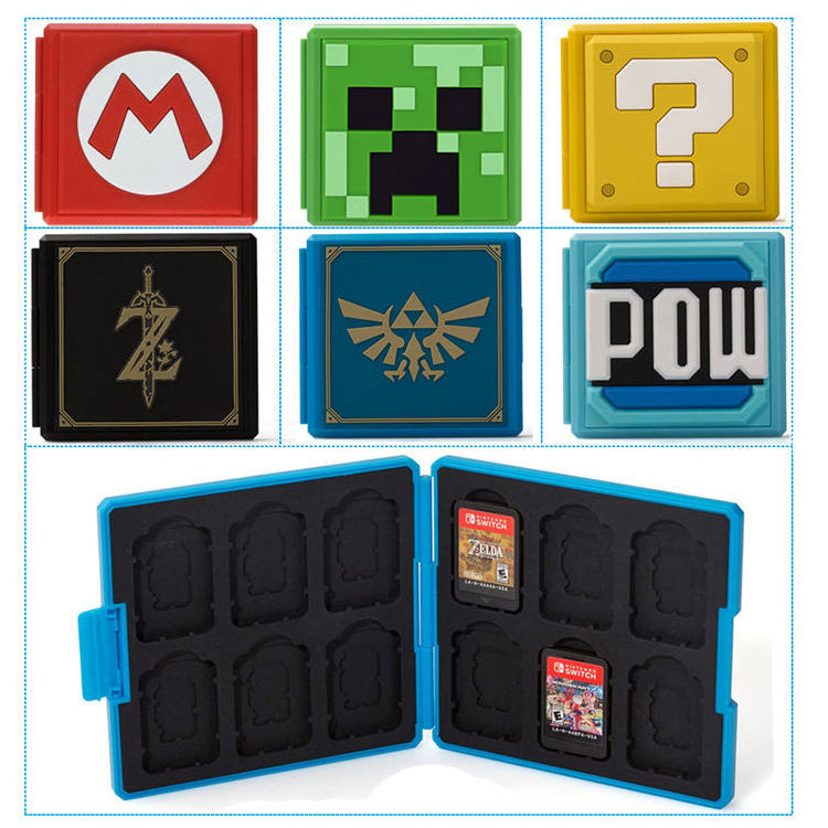 12 in 1 Game Card Case Storage Box Protective Cover NS Switch Game Card Holder Carry Storage Box For Nintendo Switch