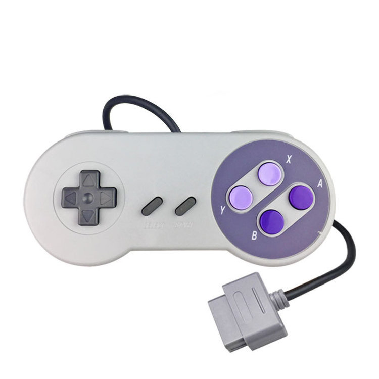 classic retro controller mini gamepad wired SNES controller for super nintendo entertainment system