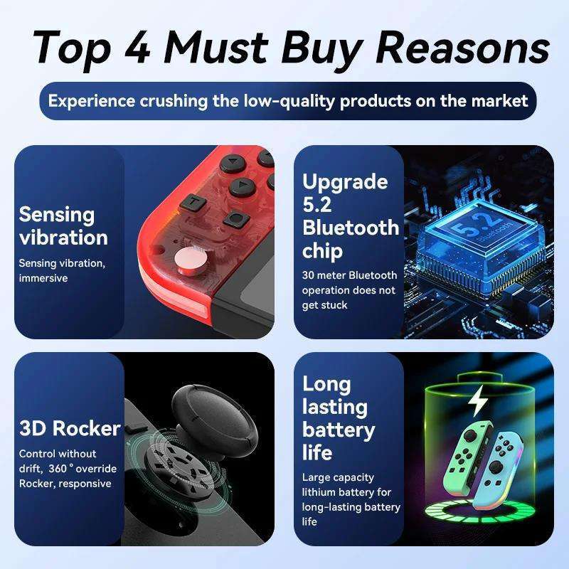 high quality switch pro controller zelda wireless game gamepad vibration joystick Joy con controller for nintendo switch