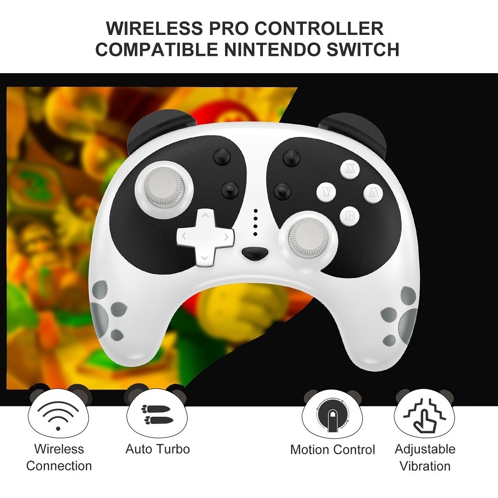 unique panda Wireless BT Gamepad  Controllers For Nintendo Switch mod