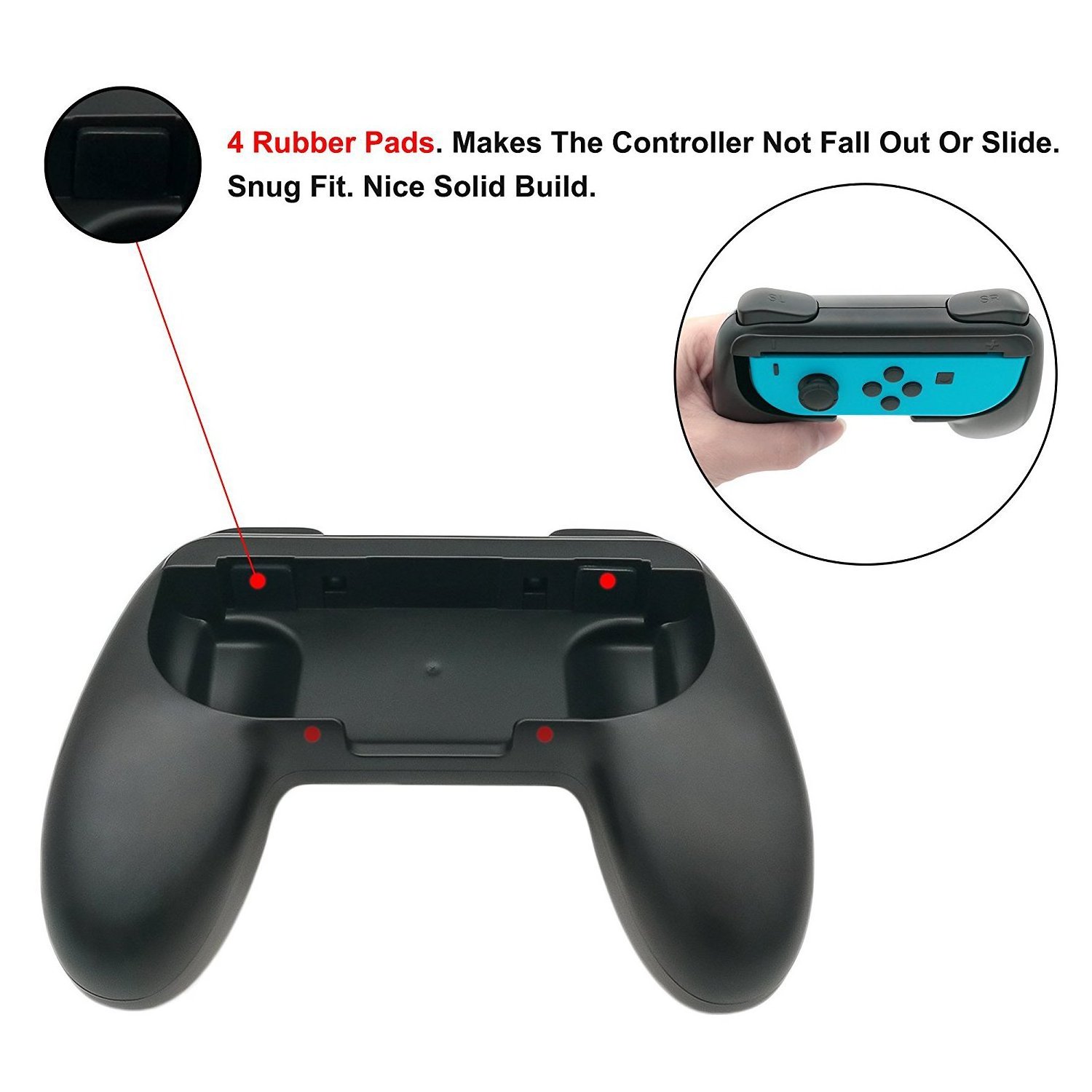 2pcs Hand Grip Controller For Nintendo Switch NS Holder Stand For Joy con Bracket