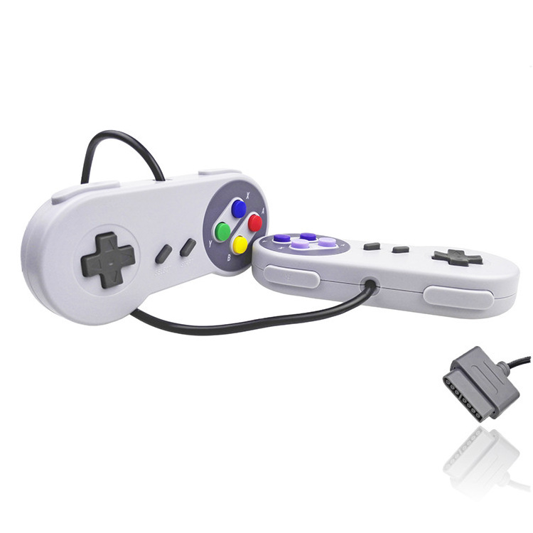 classic retro controller mini gamepad wired SNES controller for super nintendo entertainment system