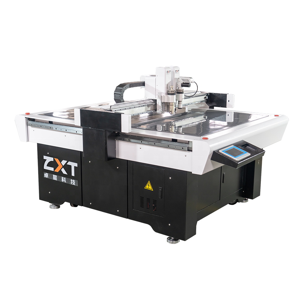 ZXT Customized Automatic Advertising Corrugated Cardboard Carton Cutting Machine For Cutting Gift Box/Paper Box