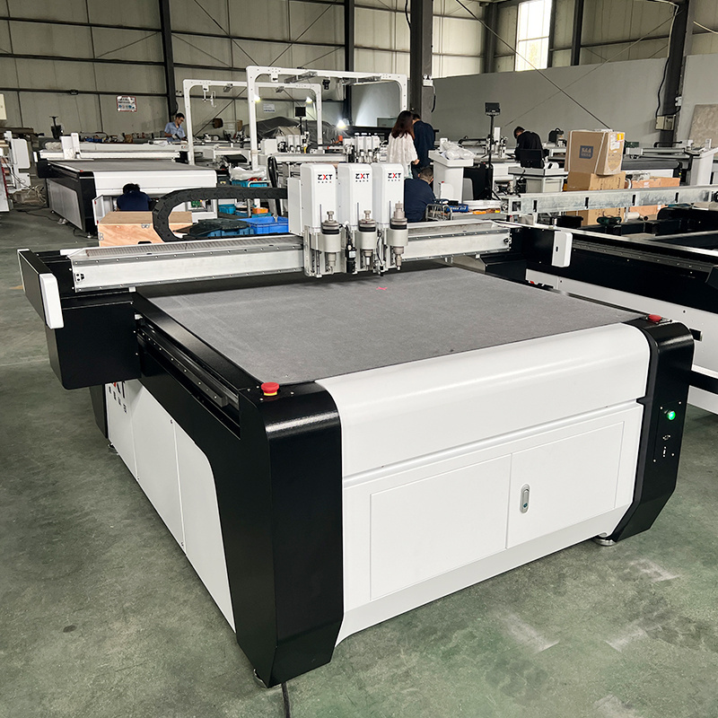 ZXT Customized Automatic Advertising Corrugated Cardboard Carton Cutting Machine For Cutting Gift Box/Paper Box