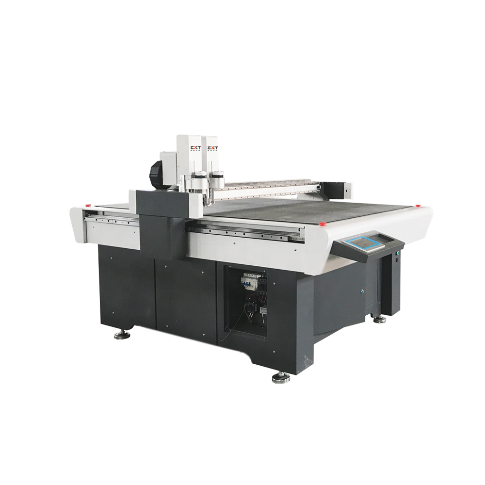 CNC Oscillating Knife Cutting Machine Digital Cutter For Corrugated Paper Cardboard Box Sample Making ZXT IECHO