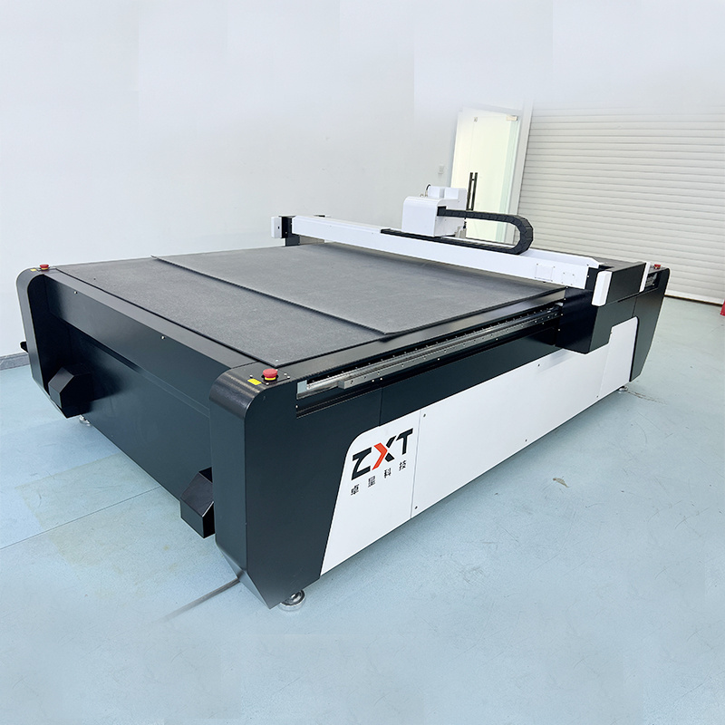 ZXT Digital Automatic CNC Cardboard Paper Box Cutting Machine Digital Carton Box Vibrating Knife Cutting Machine